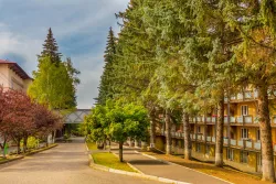 Теплый переход между корпусами в санатории Москва в городе Кисловодске - фотография