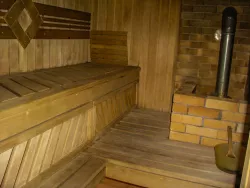 Сауна в отделении Эдельвейс Сауна в отделении Эдельвейс