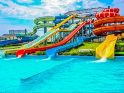 Комплекс сложных горок в аквапарке «Зурбаган»