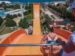 Комплекс сложных горок в аквапарке «Зурбаган»