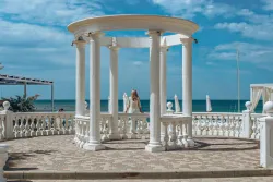 Собственный пляж в 50 м от апартаментов