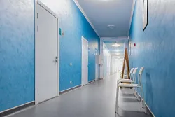 Коридор в медицинской части
