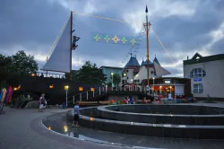 Фонтан на территории