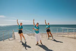 Гимнастика на свежем воздухе